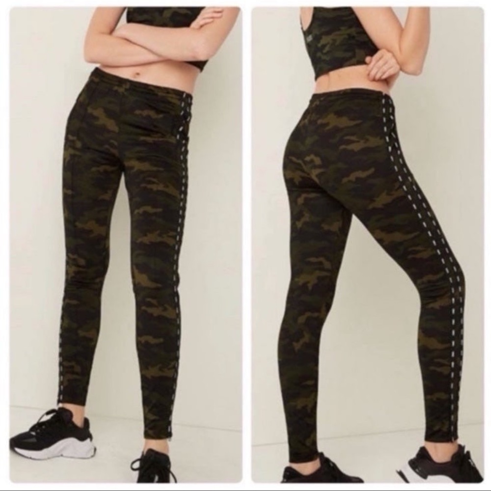 PINK VS CAMO TRACK PANTS